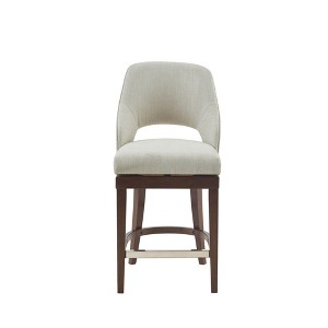 Ridstar Counter Stool with Swivel Seat For Dining Room & Counter-Cream - 1 of 4