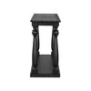 Grungis Vintage Wood Grain Console Table with Lower Shelf,Entryway Table with Four Solid Wood Tapered Legs,Console Table for Living Room - 4 of 4