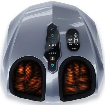 Shiatsu Foot Massager Machine With Multiple Functions and Heat - Charcoal