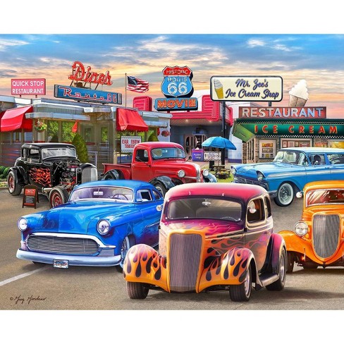 Springbok Classic Car Show Jigsaw Puzzle - 1000pc - image 1 of 4