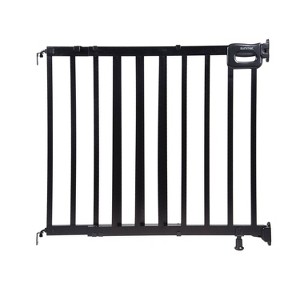 Summer Infant Deluxe Stairway Simple to Secure Wood Baby Gate - Black - 1 of 4