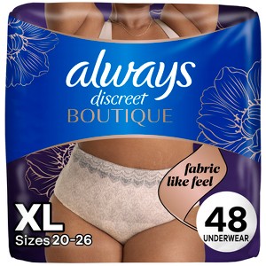 Always Discreet Boutique Underwear Women's Incontinence - Maximum Protection - 1 of 4