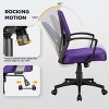 Yaheetech Office Desk Chair Computer Task Chair with Lumbar Support and Armrest - 4 of 4