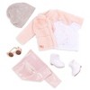 Our Generation Fancy & Furry Pink Faux-Fur Coat for 18" Dolls - image 2 of 4