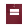 ComplyRight Double-Window Tax Presentation Folder Burgundy 50/Pack (FBU11) - 3 of 4