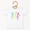 The Juniper Shop Three Skeletons Dancing Neon Toddler Short Sleeve Tee - 2 of 4