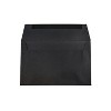 JAM Paper A8 Invitation Envelopes 5.5 x 8.125 Black Linen 25/Pack (64931) - 2 of 2