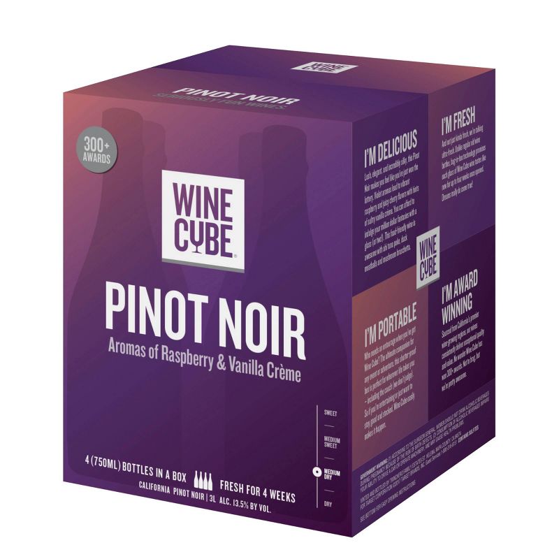 Pinot Noir Red Wine - 3L Box - Wine Cube&#8482;, 1 of 9
