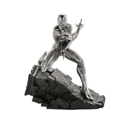 Royal Selangor Hand Finished Marvel Collection Pewter Spider-Man Webslinger Statue Gift - image 1 of 4