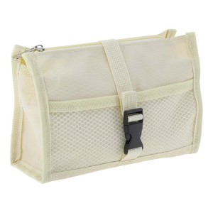 Unique Bargains Mesh Style Pencil Pouch with Large Capacity for Office Supplies 1 Pc - 1 of 4