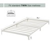 Universal Metal Bed Frame with Storage - Heavy Duty Platform for Twin/Full/Queen/King, No Box Spring - 3 of 4