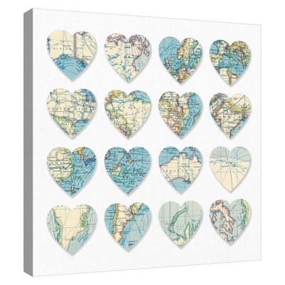 30" x 30" Love The World Ii by Sasha Blake Unframed Wall Canvas - Masterpiece Art Gallery