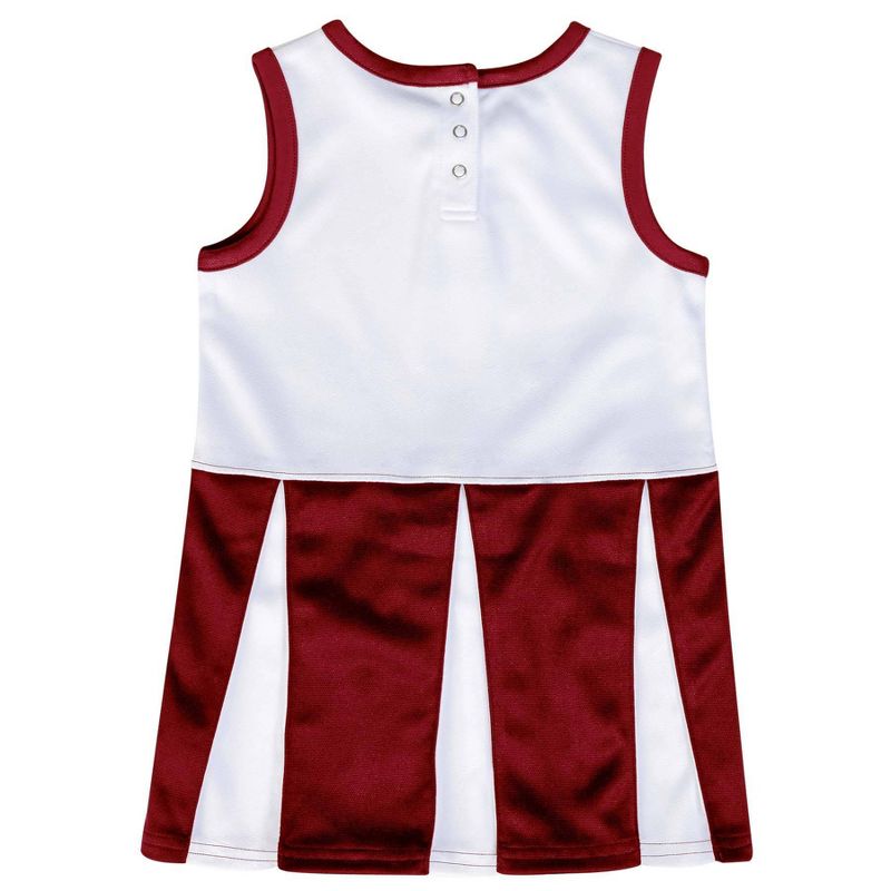 NCAA Arkansas Razorbacks Girls&#39; Short Sleeve Toddler Cheer Dress Set, 2 of 4