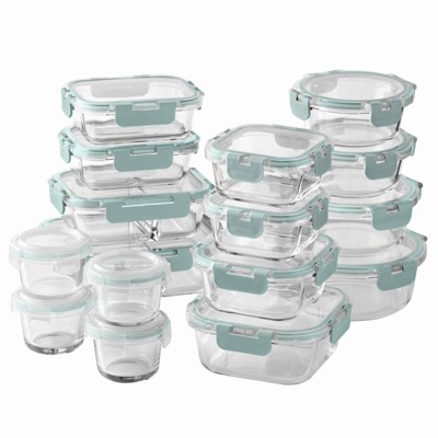 Cook With Color 32pc Glass Food Storage Container Set