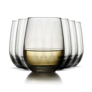 Libbey Classic Smoke All Purpose Stemless Wine Glasses, 15.25 ounce, Set of 6 - 1 of 4