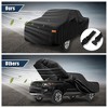 Unique Bargains Pickup Truck Cover for Toyota Tacoma Double Cab 5.0 Feet Bed 05-21 Black 215"x74.8"x65" 1 Pc - 3 of 4