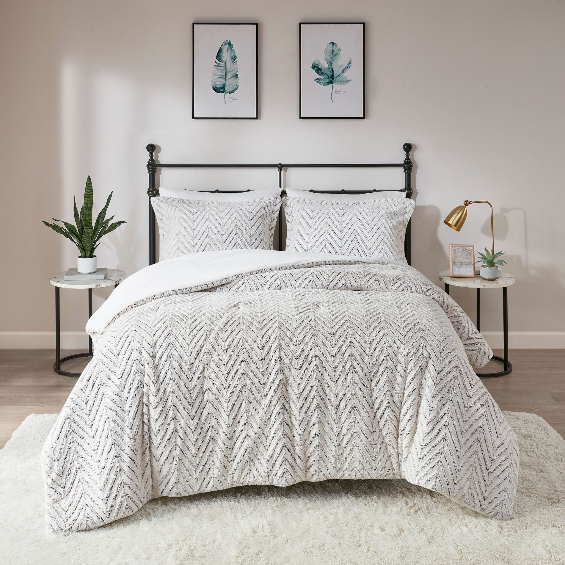 3Pcs Duvet Set, Bedding Set, Soft Fabric Bed Comforter
