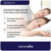 Naturewise Nighttime Fitness Support Supplement & Natural Sleep Aid with Cayenne Extract, Green Coffee Bean, GABA, L-Theanine - Non-GMO - 3 of 4