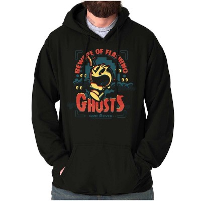 PACMAN Halloween Flashing Ghosts Hoodie Sweatshirt Women Men Brisco Brands