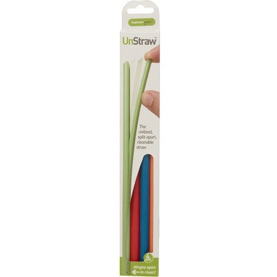 Livaia Reusable Glass Straws With Straw Cleaning Brush In 2 Sizes