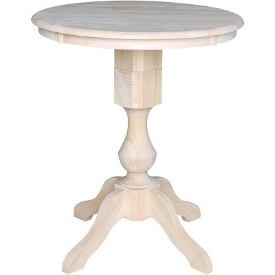 International Concepts 30" Round Top Pedestal Table - 34.9"H