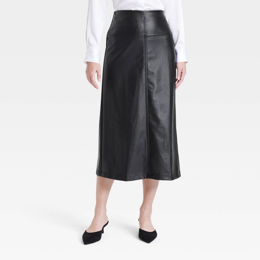 A New Day Womens Faux Leather Midi Skirt Target in Irvine CA