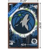 Trends International NBA Minnesota Timberwolves - Maximalist Logo 23 Framed Wall Poster Prints - 3 of 4