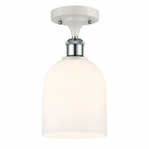 Bella - 1 Light Semi-Flush Mount In Industrial Style-10.75 Inches Tall and 5.5 Inches Wide - 1 of 1