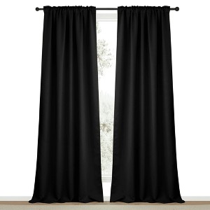 NICETOWN Backtab & Rod Pocket Blackout Thermal Curtain Panels, Set of 2 - 1 of 4
