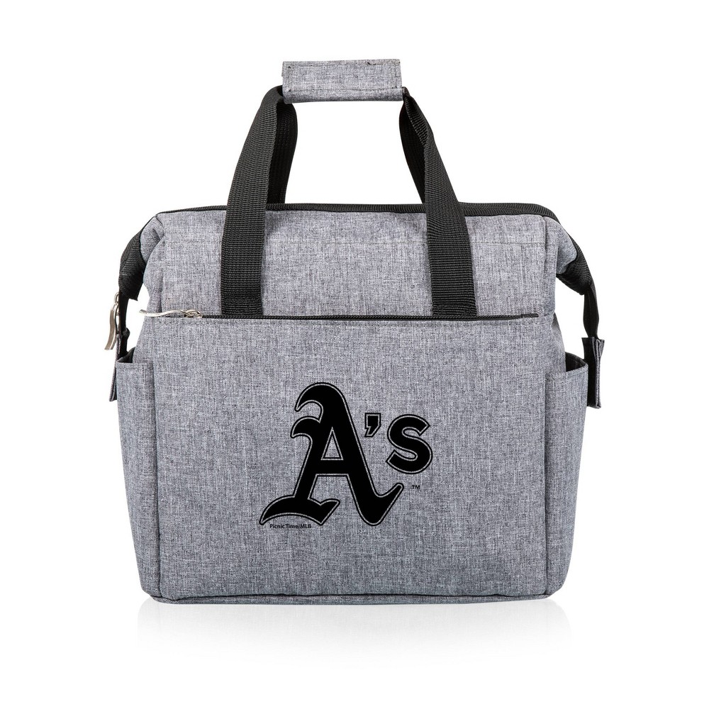 Photos - Food Container MLB Oakland Athletics On The Go Soft Lunch Bag Cooler - Heathered Gray