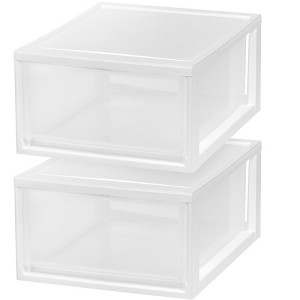 IRIS USA Stackable Modular Plastic Storage Drawers - 1 of 4