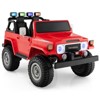 Costway 2 Seater Ride On Truck Car 12V Licensed Toyota FJ40 RC w/ Laser Light & Music - 4 of 4
