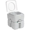 Outsunny 5.3 Portable Camping Toilet, Porta Potty with Level Indicator and Anti-Leak Handle Pump for Boating, Hiking, Travel, RV - 4 of 4
