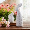Etched Bunny Figurine (Set of 2) - 2 of 2