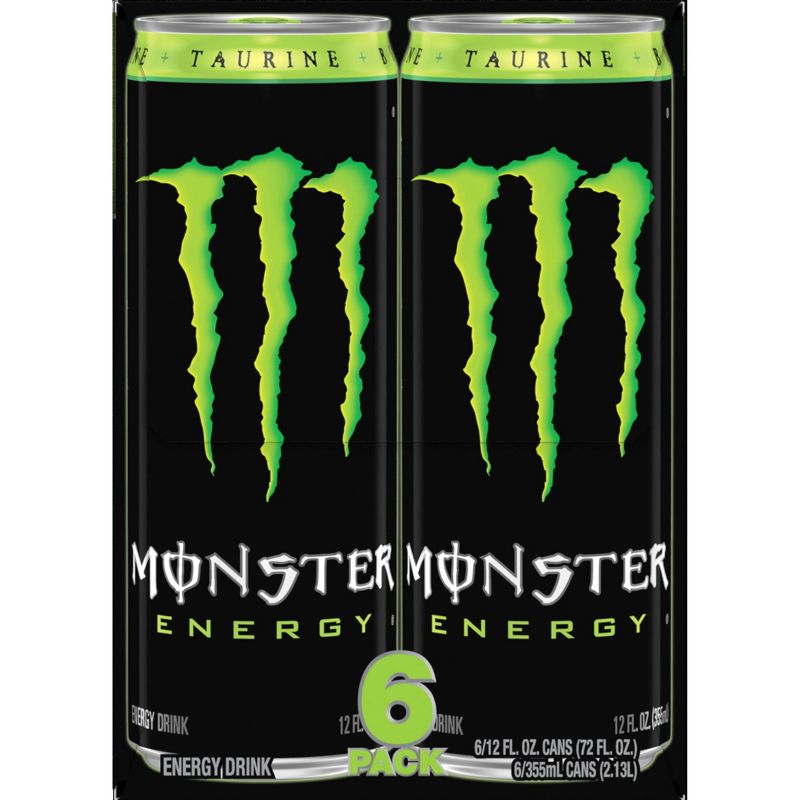 Monster Energy Regular Energy Drink - 6pk/12 fl oz Cans, 6 of 7