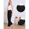 INSPIRE CHIC Women's Casual Work High Waisted Wide Leg Dressy Pants - 2 of 4