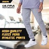 Ultra Performance Mens Fleece Cargo Joggers with Pockets, Athletic Bottoms for Men with Pockets - 3 of 4
