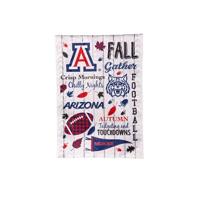 Evergreen University of Arizona Garden Flag 12 x 18 Inches Indoor Outdoor Decor