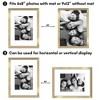 Americanflat 2 Pack of Picture Frames with Mat - Plexiglass Cover - 4 of 4