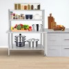 Stainless Steel Work Table – Heavy Duty Commercial Food Prep Table with Adjustable Shelves & Legs for Restaurant/Home/Hotel (1-Pack) - 3 of 4