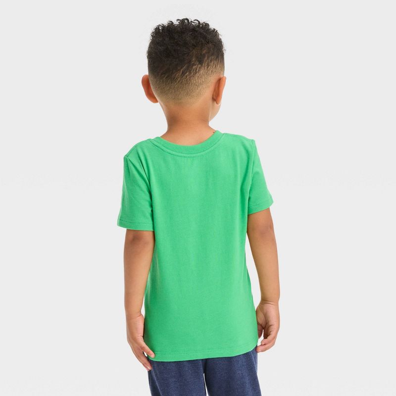 Toddler Boys&#39; Go Outside Short Sleeve Graphic T-Shirt - Cat &#38; Jack&#8482; Jade Green, 4 of 7