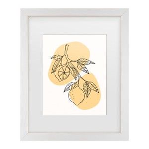 Trademark Fine Art - jay stanley  Boho Fruits 2 Matted Framed Art - 1 of 4