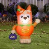Gemmy Airblown Inflatable Bingo in Pumpkin Costume Bluey, 3.5 ft Tall, Multicolored - 2 of 4