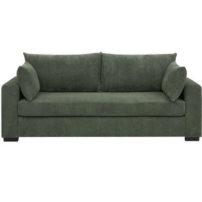 TiramisuBest 79" Wide Corduroy Comfort Sofa