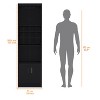 Gulches Bar Cabinet Multistorage with Integrated Wine Storage, Compact Design and High Quality Build - 2 of 4