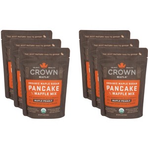 Crown Maple Pancake & Waffle Mix Organic Maple Sugar - Case of 6 - 16 oz - 1 of 2