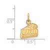 Black Bow Jewelry 10k Yellow Gold New Hampshire Wildcats NCAA Extra Small Pendant - 2 of 3