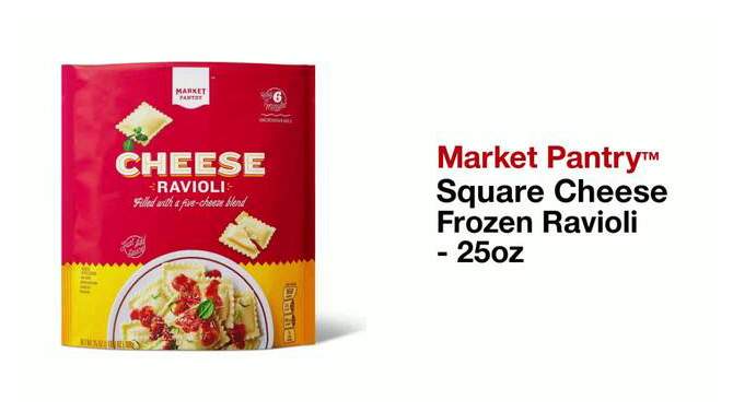 Square Cheese Frozen Ravioli - 25oz - Market Pantry&#8482;, 2 of 8, play video