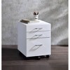 YONWAY 3 Drawer File Cabinet for Home Office, Mobile Storage Cabinet with Lock and Wheels, for Legal/Letter A4 Size - 2 of 4