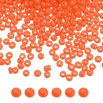 Unique Bargains Loose Craft DIY Earring Necklace Making Glass Round Beads 6000 Pcs